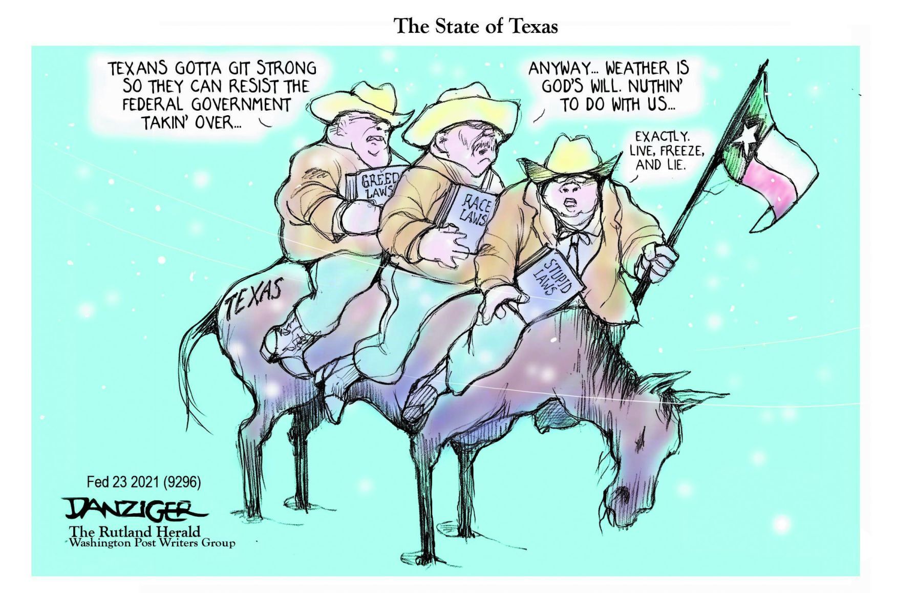 Jeff Danziger cartoon